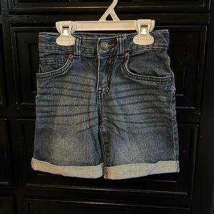 Gently worn girls denim shorts